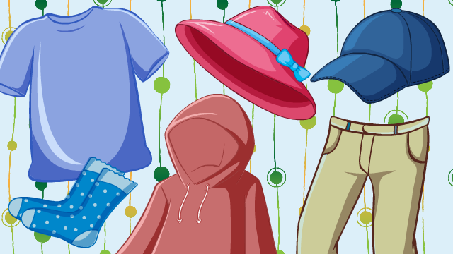 Aperçu du jeu éducatif Les vêtements
