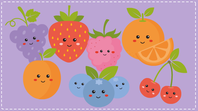 Aperçu du jeu éducatif Les fruits