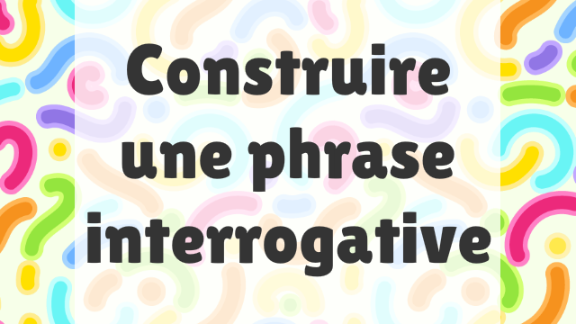 Aperçu du jeu éducatif Construire une interrogation