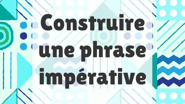 Aperçu du jeu éducatif Phrase impérative