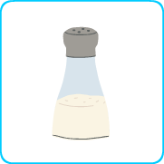 A salt cellarUne salière