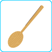 A wooden spoonUne cuillère en bois