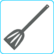 A spatulaUne spatule