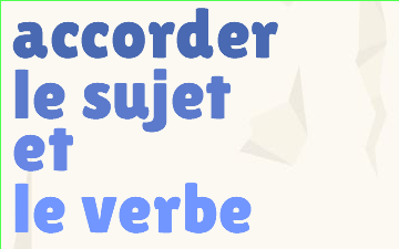CM1 Accorder le sujet et le verbe 11
